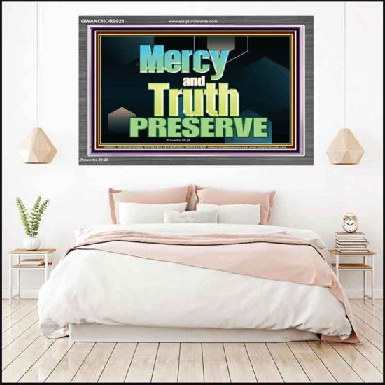 MERCY AND TRUTH PRESERVE  Christian Paintings  GWANCHOR9921  