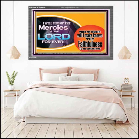 THY FAITHFULNESS TO ALL GENERATIONS  Scriptures Wall Art  GWANCHOR9975  