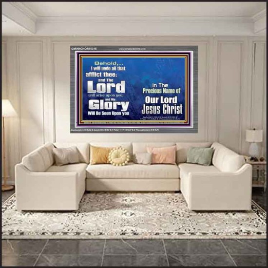 HIS GLORY SHALL BE SEEN UPON YOU  Custom Art and Wall Décor  GWANCHOR10315  