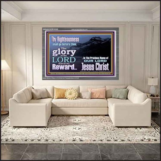 THE GLORY OF THE LORD WILL BE UPON YOU  Custom Inspiration Scriptural Art Acrylic Frame  GWANCHOR10320  