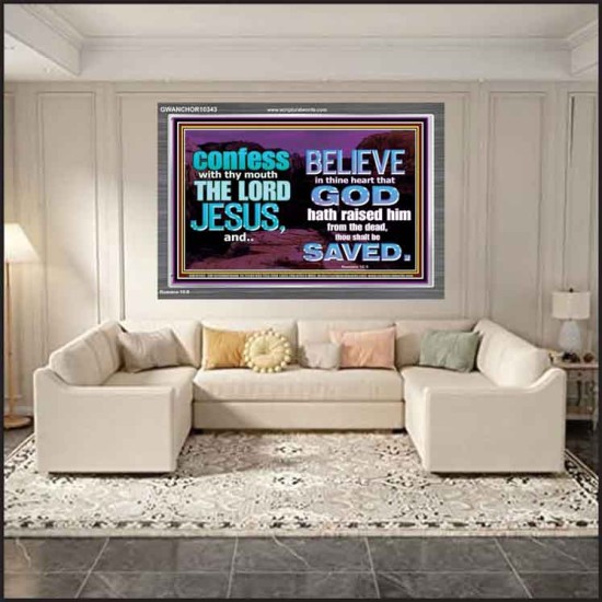 IN CHRIST JESUS IS ULTIMATE DELIVERANCE  Bible Verse for Home Acrylic Frame  GWANCHOR10343  