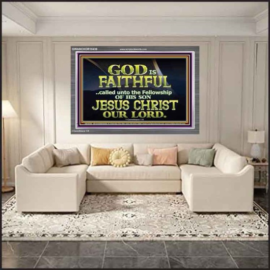 CALLED UNTO FELLOWSHIP WITH CHRIST JESUS  Scriptural Wall Art  GWANCHOR10436  