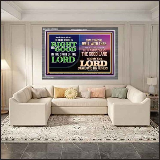 THAT IT MAY BE WELL WITH THEE  Contemporary Christian Wall Art  GWANCHOR10536  