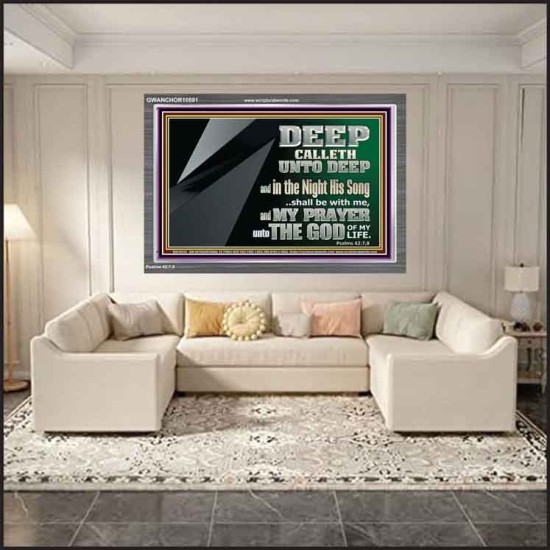 DEEP CALLETH UNTO DEEP  Modern Wall Art  GWANCHOR10591  