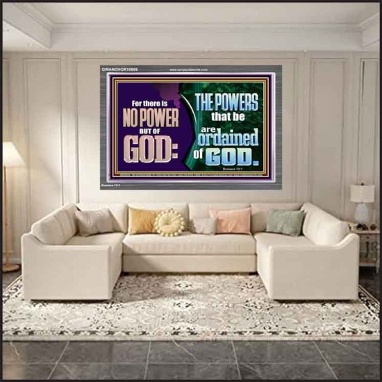 THERE IS NO POWER BUT OF GOD THE POWERS THAT BE ARE ORDAINED OF GOD  Church Acrylic Frame  GWANCHOR10686  