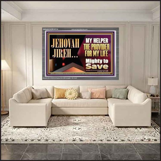 JEHOVAHJIREH THE PROVIDER FOR OUR LIVES  Righteous Living Christian Acrylic Frame  GWANCHOR10714  