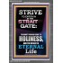 STRAIT GATE LEADS TO HOLINESS THE RESULT ETERNAL LIFE  Ultimate Inspirational Wall Art Portrait  GWANCHOR10026  "25x33"