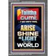 TALITHA CUMI ARISE SHINE AS LIGHT IN THE WORLD  Church Portrait  GWANCHOR10031  