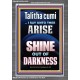 TALITHA CUMI ARISE SHINE OUT OF DARKNESS  Children Room Portrait  GWANCHOR10032  