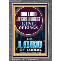 JESUS CHRIST - KING OF KINGS LORD OF LORDS   Bathroom Wall Art  GWANCHOR10047  "25x33"