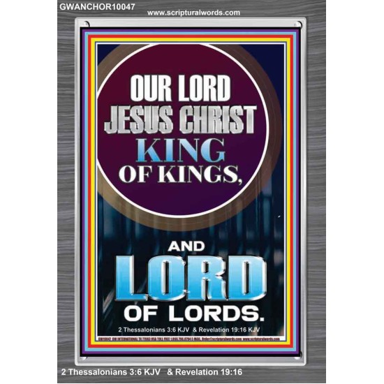 JESUS CHRIST - KING OF KINGS LORD OF LORDS   Bathroom Wall Art  GWANCHOR10047  
