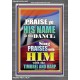 PRAISE HIM IN DANCE, TIMBREL AND HARP  Modern Art Picture  GWANCHOR10057  