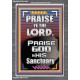 PRAISE GOD IN HIS SANCTUARY  Art & Wall Décor  GWANCHOR10061  