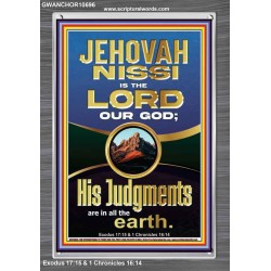 JEHOVAH NISSI IS THE LORD OUR GOD  Christian Paintings  GWANCHOR10696  "25x33"
