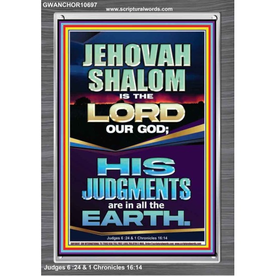 JEHOVAH SHALOM IS THE LORD OUR GOD  Christian Paintings  GWANCHOR10697  