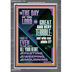 THE GREAT DAY OF THE LORD  Sciptural Décor  GWANCHOR11772  "25x33"