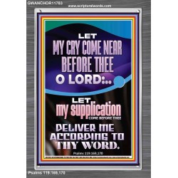 ABBA FATHER CONSIDER MY CRY AND SHEW ME YOUR TENDER MERCIES  Christian Quote Portrait  GWANCHOR11783  "25x33"