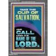 TAKE THE CUP OF SALVATION AND CALL UPON THE NAME OF THE LORD  Modern Wall Art  GWANCHOR11818  