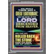 THE ANGEL OF THE LORD DESCENDED FROM HEAVEN AND ROLLED BACK THE STONE FROM THE DOOR  Custom Wall Scripture Art  GWANCHOR11826  