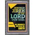 JEHOVAH JIREH HIS JUDGEMENT ARE IN ALL THE EARTH  Custom Wall Décor  GWANCHOR11840  "25x33"