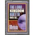 THE LORD KINGDOM RULETH OVER ALL  New Wall Décor  GWANCHOR11853  "25x33"