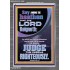 THE LORD IS A RIGHTEOUS JUDGE  Inspirational Bible Verses Portrait  GWANCHOR11865  "25x33"