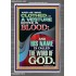 CLOTHED WITH A VESTURE DIPED IN BLOOD AND HIS NAME IS CALLED THE WORD OF GOD  Inspirational Bible Verse Portrait  GWANCHOR11867  "25x33"