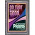 DO THAT WHICH IS GOOD AND YOU SHALL BE APPRECIATED  Bible Verse Wall Art  GWANCHOR11870  "25x33"