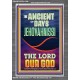 THE ANCIENT OF DAYS JEHOVAH NISSI THE LORD OUR GOD  Ultimate Inspirational Wall Art Picture  GWANCHOR11908  