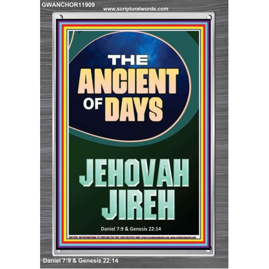 THE ANCIENT OF DAYS JEHOVAH JIREH  Unique Scriptural Picture  GWANCHOR11909  