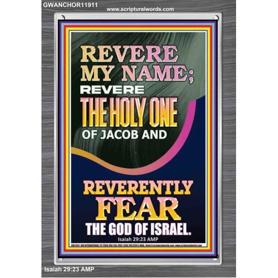 REVERE MY NAME THE HOLY ONE OF JACOB  Ultimate Power Picture  GWANCHOR11911  