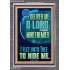 O LORD I FLEE UNTO THEE TO HIDE ME  Ultimate Power Portrait  GWANCHOR11929  "25x33"