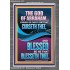 CURSED BE EVERY ONE THAT CURSETH THEE BLESSED IS EVERY ONE THAT BLESSED THEE  Scriptures Wall Art  GWANCHOR11972  "25x33"