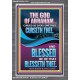 CURSED BE EVERY ONE THAT CURSETH THEE BLESSED IS EVERY ONE THAT BLESSED THEE  Scriptures Wall Art  GWANCHOR11972  