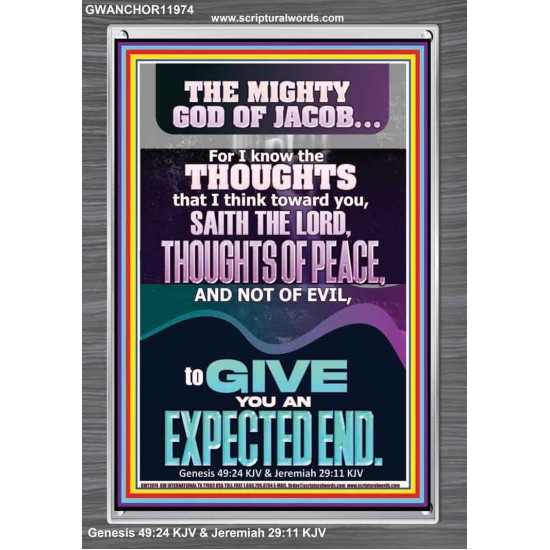 THOUGHTS OF PEACE AND NOT OF EVIL  Scriptural Décor  GWANCHOR11974  