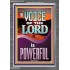 THE VOICE OF THE LORD IS POWERFUL  Scriptures Décor Wall Art  GWANCHOR11977  "25x33"