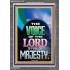 THE VOICE OF THE LORD IS FULL OF MAJESTY  Scriptural Décor Portrait  GWANCHOR11978  "25x33"