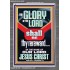 THE GLORY OF THE LORD SHALL BE THY REREWARD  Scripture Art Prints Portrait  GWANCHOR12003  "25x33"