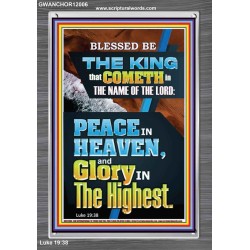 PEACE IN HEAVEN AND GLORY IN THE HIGHEST  Contemporary Christian Wall Art  GWANCHOR12006  "25x33"