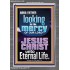 LOOKING FOR THE MERCY OF OUR LORD JESUS CHRIST UNTO ETERNAL LIFE  Bible Verses Wall Art  GWANCHOR12120  "25x33"