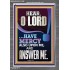 O LORD HAVE MERCY ALSO UPON ME AND ANSWER ME  Bible Verse Wall Art Portrait  GWANCHOR12189  "25x33"