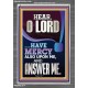 O LORD HAVE MERCY ALSO UPON ME AND ANSWER ME  Bible Verse Wall Art Portrait  GWANCHOR12189  