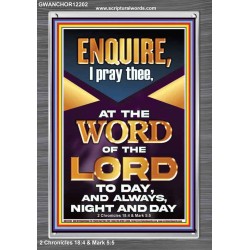 MEDITATE THE WORD OF THE LORD DAY AND NIGHT  Contemporary Christian Wall Art Portrait  GWANCHOR12202  "25x33"