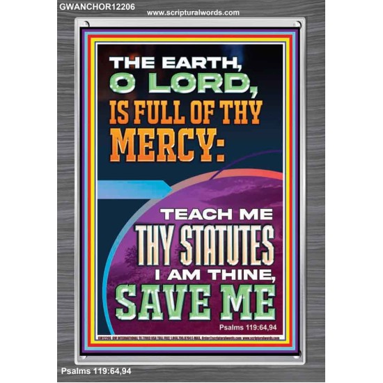 I AM THINE SAVE ME O LORD  Scripture Art Prints  GWANCHOR12206  