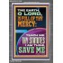 I AM THINE SAVE ME O LORD  Scripture Art Prints  GWANCHOR12206  "25x33"