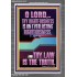 THY LAW IS THE TRUTH O LORD  Religious Wall Art   GWANCHOR12213  "25x33"