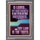 THY LAW IS THE TRUTH O LORD  Religious Wall Art   GWANCHOR12213  