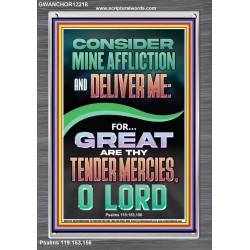 GREAT ARE THY TENDER MERCIES O LORD  Unique Scriptural Picture  GWANCHOR12218  "25x33"