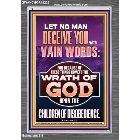 LET NO MAN DECEIVE YOU WITH VAIN WORDS  Church Picture  GWANCHOR12226  