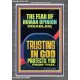 TRUSTING IN GOD PROTECTS YOU  Scriptural Décor  GWANCHOR12286  